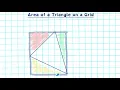 Area Triangle on a grid