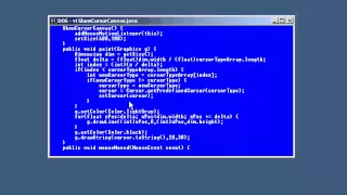 Lesson5 Selecting a Mouse Cursor Java Graphics Tutorial