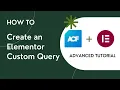 Elementor Custom Query Explained - Show Custom Posts with Code