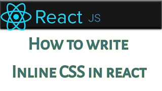 how to write inline css in react inline styling in react inline css react