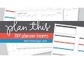 Introducing PlanThis Planner Inserts - Editable DIY Planner Inserts