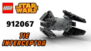 LEGO 912067 TIE INTERCEPTOR | LEGO Starwars Magazine Gift Virtual Build
