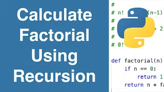 Find Factorial Of A Number Using Recursion Python Example