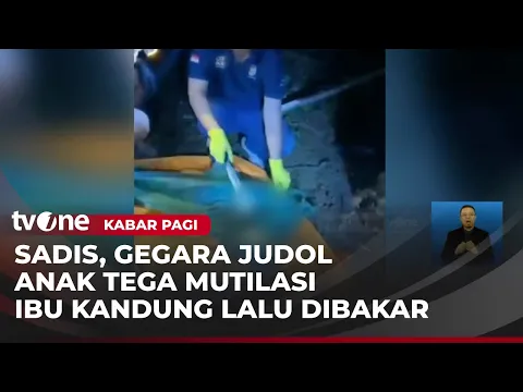 Anak Bakar dan Mutilasi Ibu Kandung Demi Judi Online