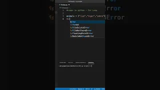 Loops in python - For Loop