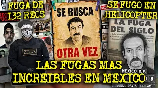 LAS FUGAS DE PRISION MAS IMPRESIONANTES DE MEXICO