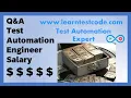 Test Automation Engineer Salary QA