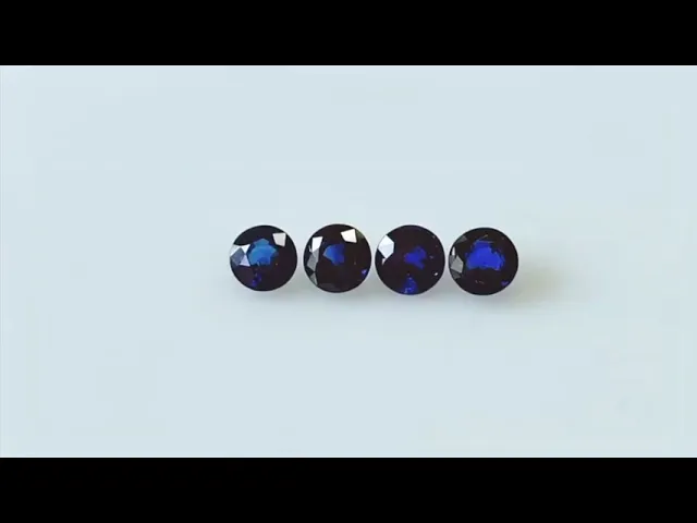 Round Royal Blue Sapphire