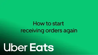 Instructional Guide Resetting your Uber Tablet Uber Eats