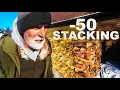 Lagu -50 BELOW ZERO STACKING FIREWOOD... FROZEN FACE!
