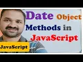 Date Object Methods in JavaScript JavaScript Tutorial for Beginners