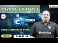 String Example in C Part-16 Write a Program Finding Substring in String in C Tpoint Tech