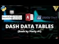 Python Dash Data Tables and BeautifulSoup by Plotly