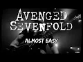 Lagu Avenged Sevenfold Almost Easy Lirik dan Terjemahan