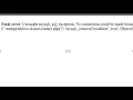 Solve Fatal exception error Probelm In MySQL XAMPP Apache
