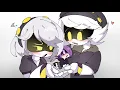 N and V meets TINY Uzi Murder Drones Comic Dub
