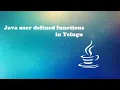 Java User Defined Methods in Telugu