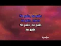 No Pain, No Gain - Betty Wright | Karaoke Version | KaraFun