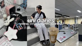 Download uni vlog: productive days, studying, aesthetic cafes, library \u0026 lectures, davao study vlog 📚 MP3