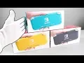 Nintendo Switch Lite Console Unboxing All Colors - Zelda Minecraft Fortnite