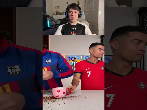 YAMAL E CRISTIANO RONALDO NÃO CONSEGUEM FAZER CAFÉ #humor #futebol #cr7 #cristianoronaldo #yamal