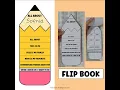 All About Me Flip Book Craft First Day of School Activities for Kindergarten