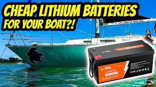 Amazon Lithium Battery House Bank on the Cheap?! Ep 296 – Lady K Sailing