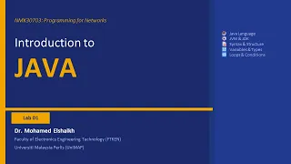 lab 01 Introduction to JAVA