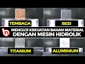 Lagu Manakah Tidak Hancur.? Eksperimen Bahan Material Terkuat dengan Uji Tes Mesin Pres Hidrolik
