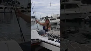 How I get my boat out of the slip!