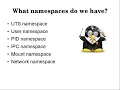 LSA2 - Linux Namespaces part I