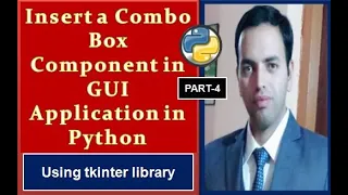 How to insert a Combo Box in a GUI application in Python