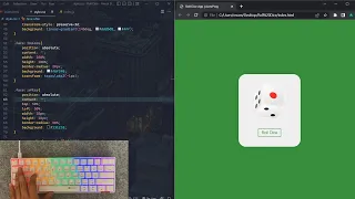 ASMR Programming - Coding a Rolling Dice App