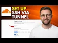 How to set up SSH via Cloudflare Tunnel Step By Step 2026