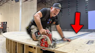 We INVENTED a NEW SAW to Cut the World's BIGGEST Circle!