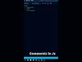 Comments In JavaScript What Is Comments In Coding Single Line Comment And Multiline Comment js