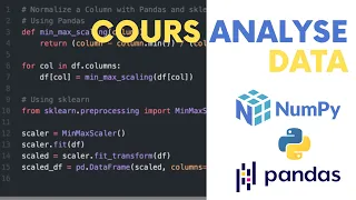 Cours Python : 📊 Analyse et Traitement des Données💻 | NUMPY & PANDAS | Data Science.