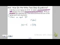 Grade 7 5 1 Write two step equations
