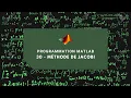 Programmation Matlab 30 - Methode de Jacobi