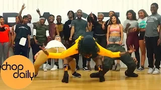 juls x wande coal sister girl afro in heels dance video patience j choreography chop daily
