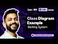 Class Diagram in UML Banking System Real Life example Software Engineering