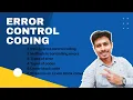 intro to error control coding