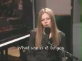 Download Lagu Avril Lavigne- Things i'll never say acoustic aol session + lyrics
