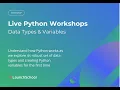 Data Types Variables in Python