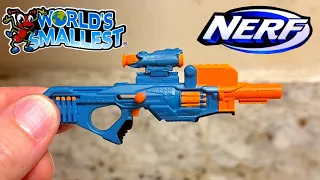 Worlds SMALLEST Nerf Blaster – It Actually WORKS!