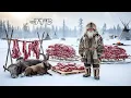 Hunting the 5000kg Wild Yak and Yakutian Ibex | Surviving the Coldest Land on Earth