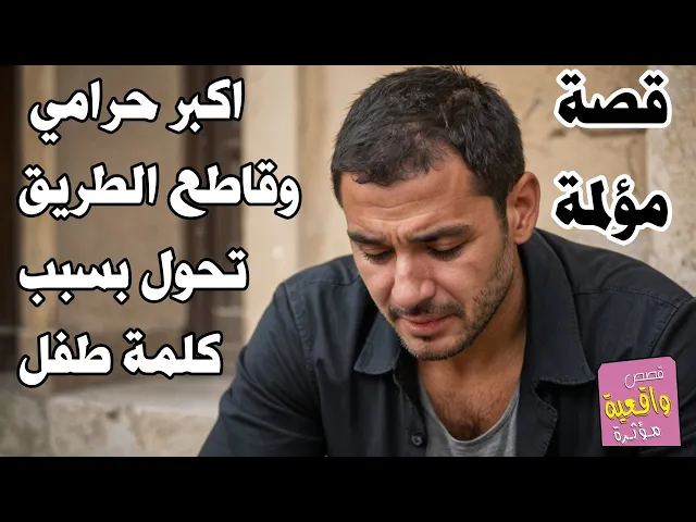 ⁣قصة مؤثرة من التراث - اكبر حرامي وقاطع طريق تاب من السرقة بسبب كلمة طفل غير مقصودة