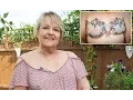 Great grandmother gets intricate butterfly design to cover her mastectomy scars