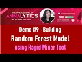 Demo-Building Random Forest Model using Rapid Miner Tool