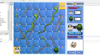 Snakes and Ladders Game Using Java Programming